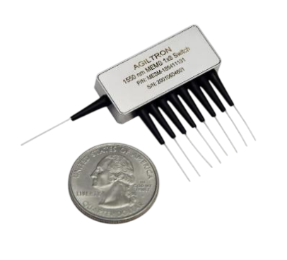 Компактный переключатель Agiltron 1x8 с фиксацией