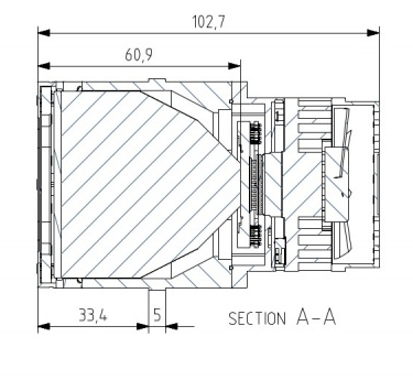 X-RAY камера с датчиком Gpixel GSENSE5130 Taper 2:1