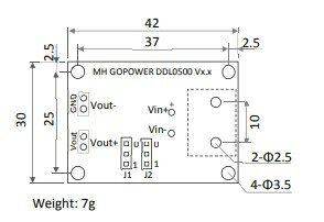 DC/DC преобразователь серии DDL0500