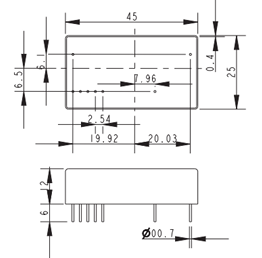 Высоковольтный источник питания D454