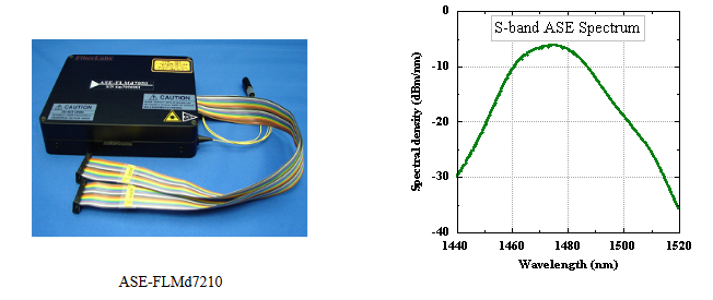 S-Band ASE модуль серии ASE-FLLMd7210