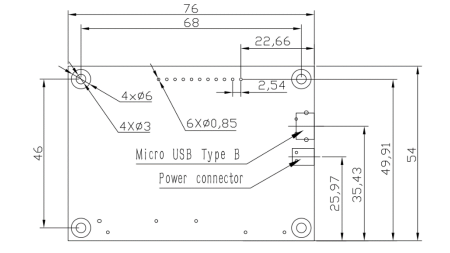Плата для отладки переключаетелй Agiltron серии MEMS 1x4/8/12/16