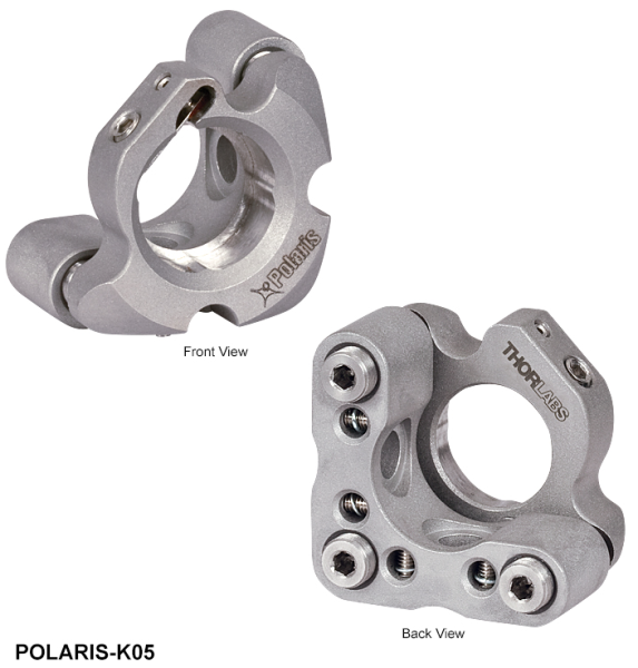 POLARIS-K05 - Держатель зеркал Polaris, Ø1/2", 3 регулировочных винта